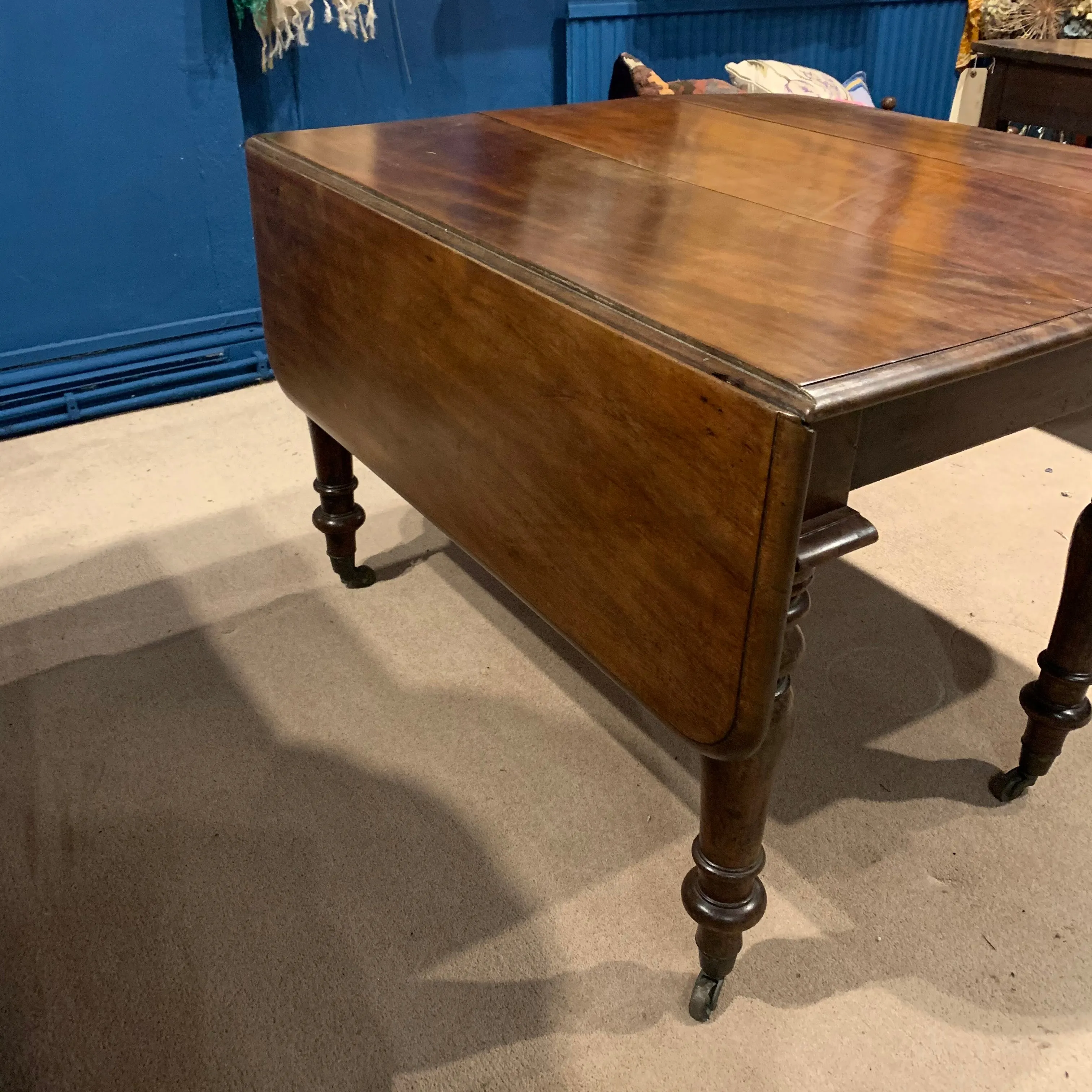 Mahogany Pembroke Drop Flap Table Antique Victorian c1880