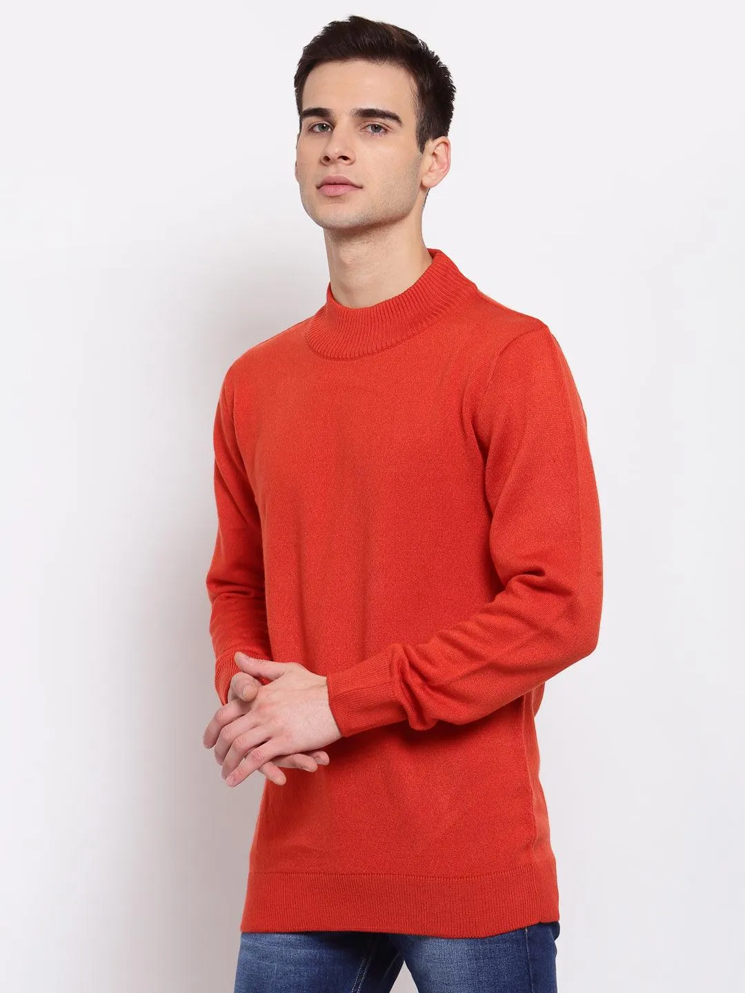 Men Solid Pullover