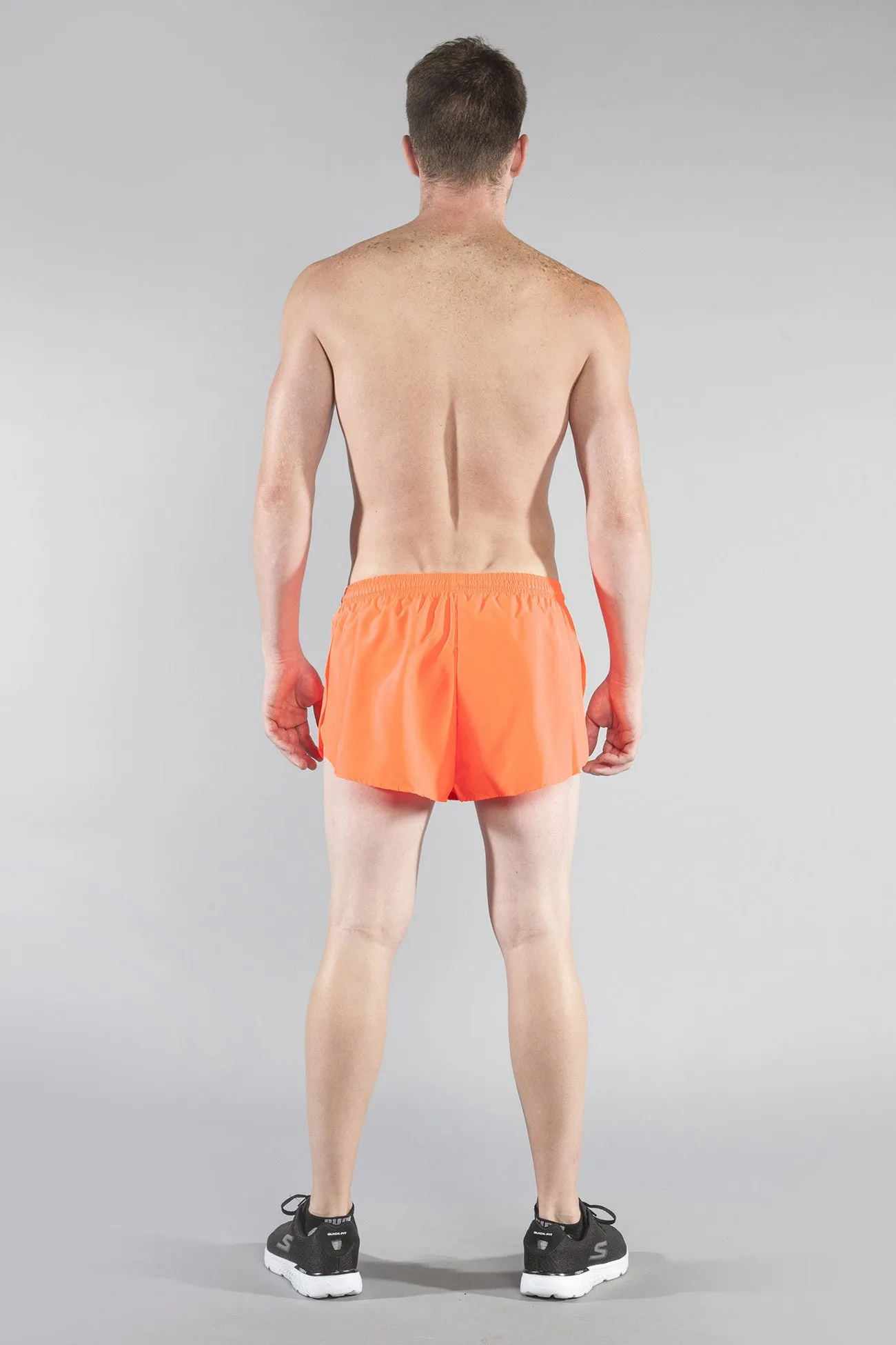 Men's 1" Elite Split Shorts- Neon Sunkiss