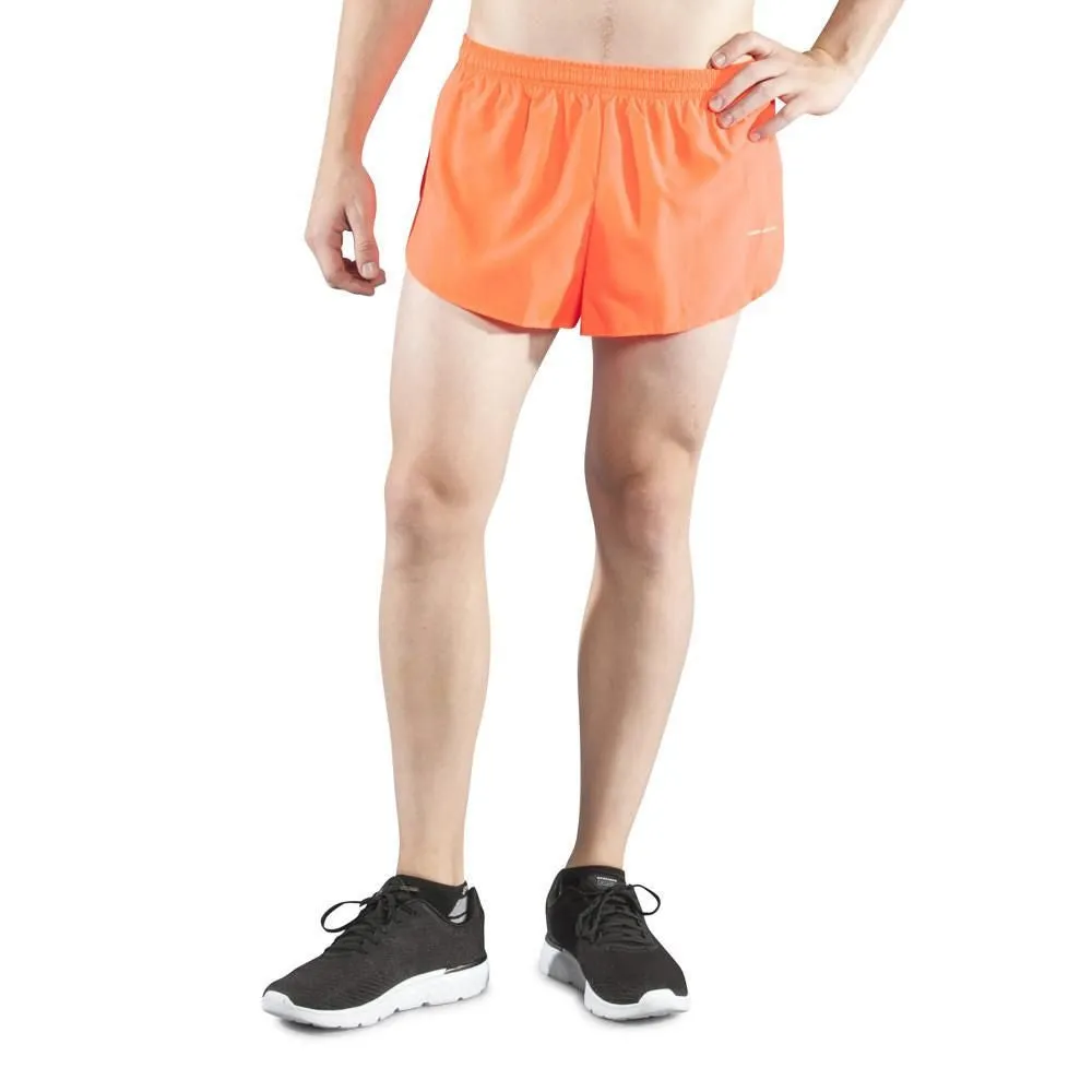 Men's 1" Elite Split Shorts- Neon Sunkiss