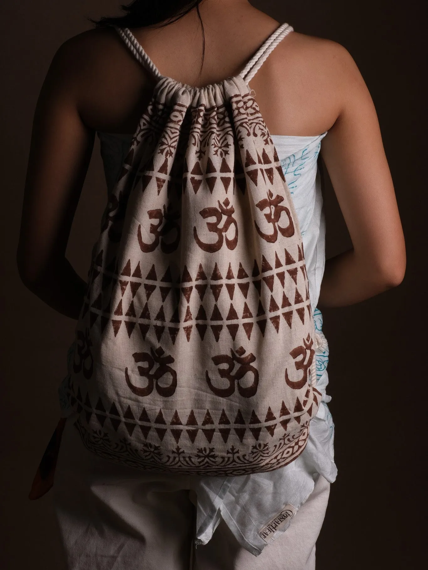 Om Drawstring Bag