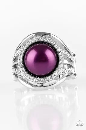 Pampered In Pearls Purple-Ring