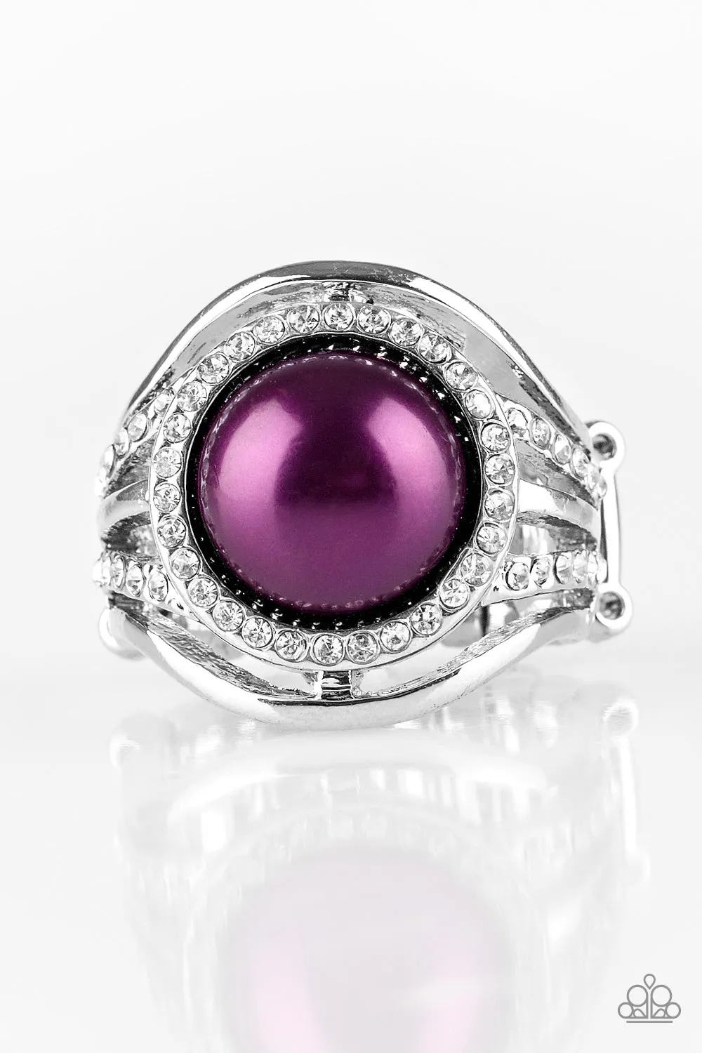 Pampered In Pearls Purple-Ring