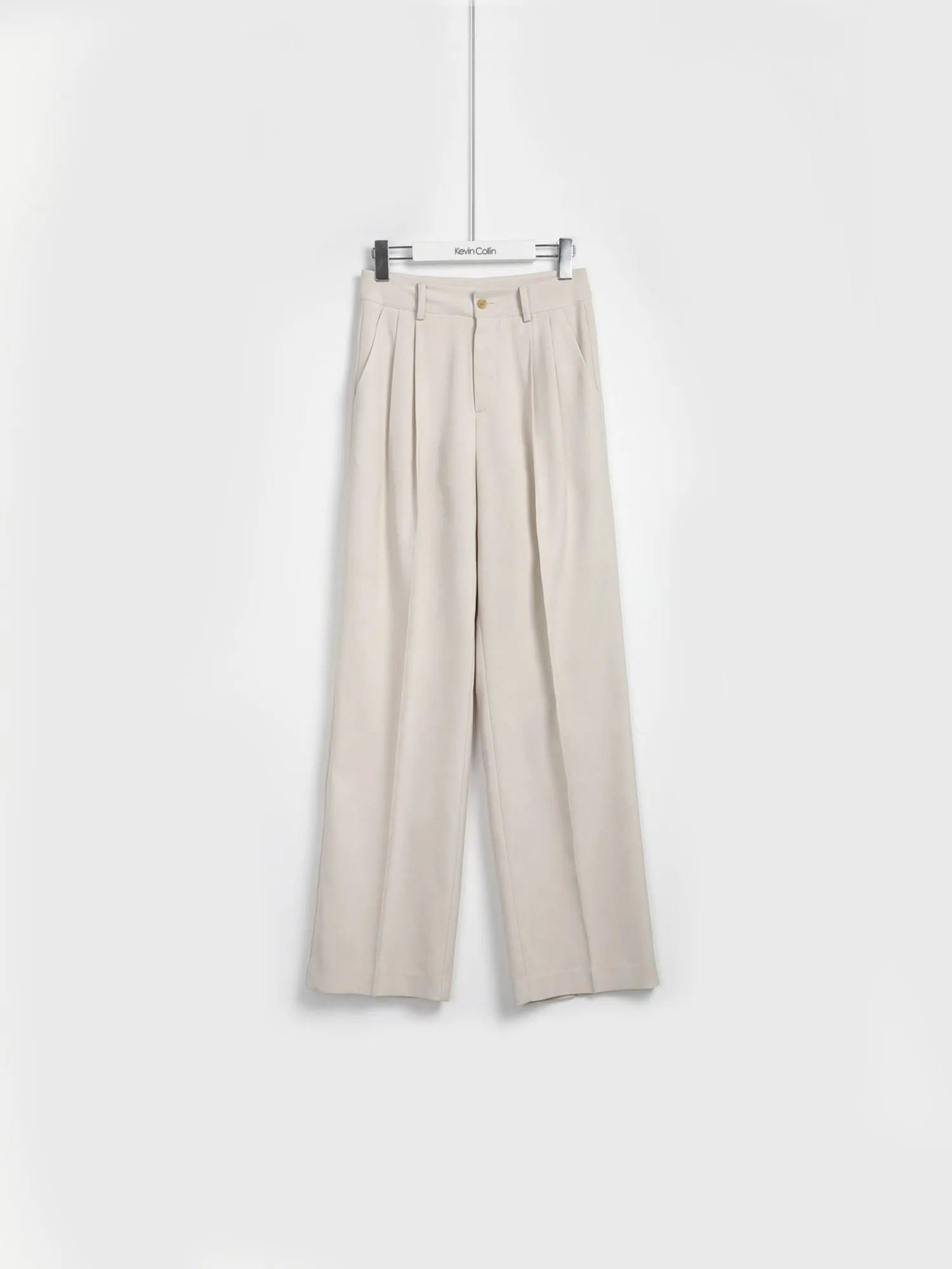 Pleated Wide Slacks