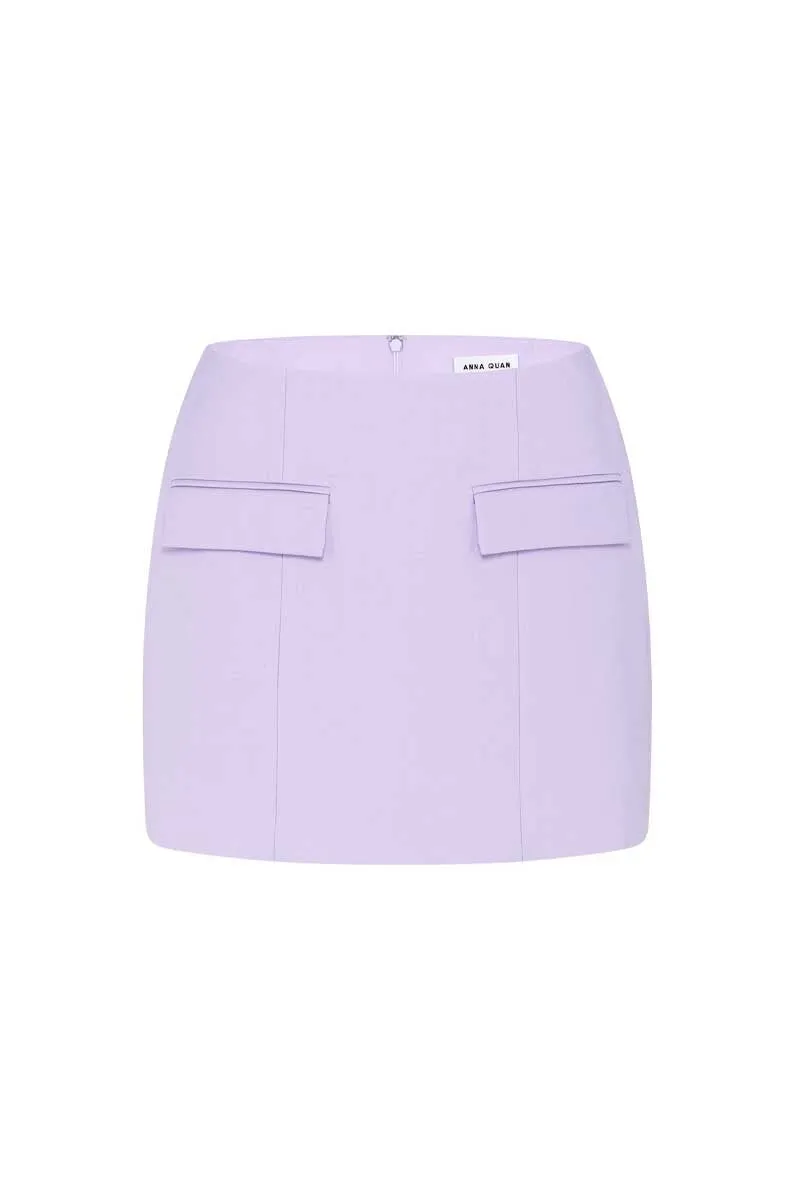 QUINN SKIRT-LILAC