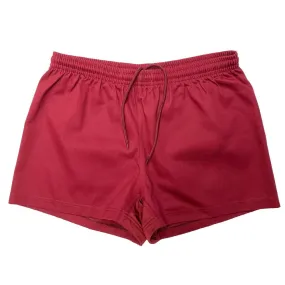 Stock Rugby Shorts Maroon