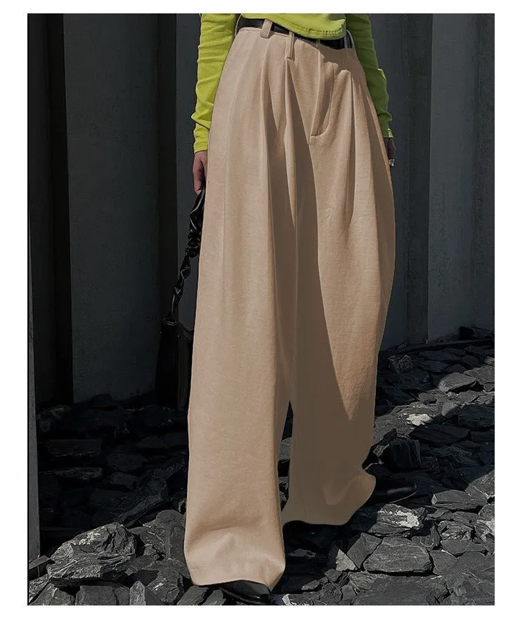 Super Baggy Pleated Korean Baggy Pants