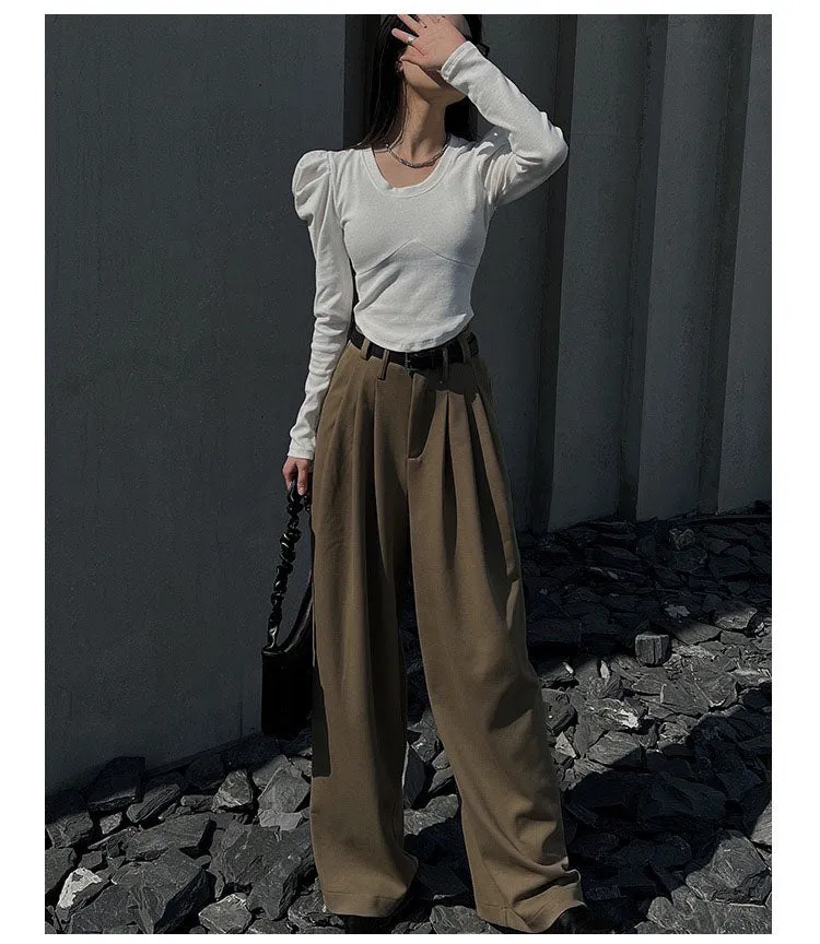 Super Baggy Pleated Korean Baggy Pants