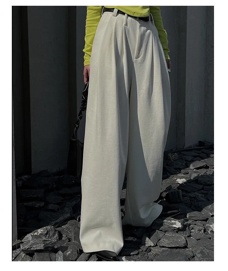 Super Baggy Pleated Korean Baggy Pants