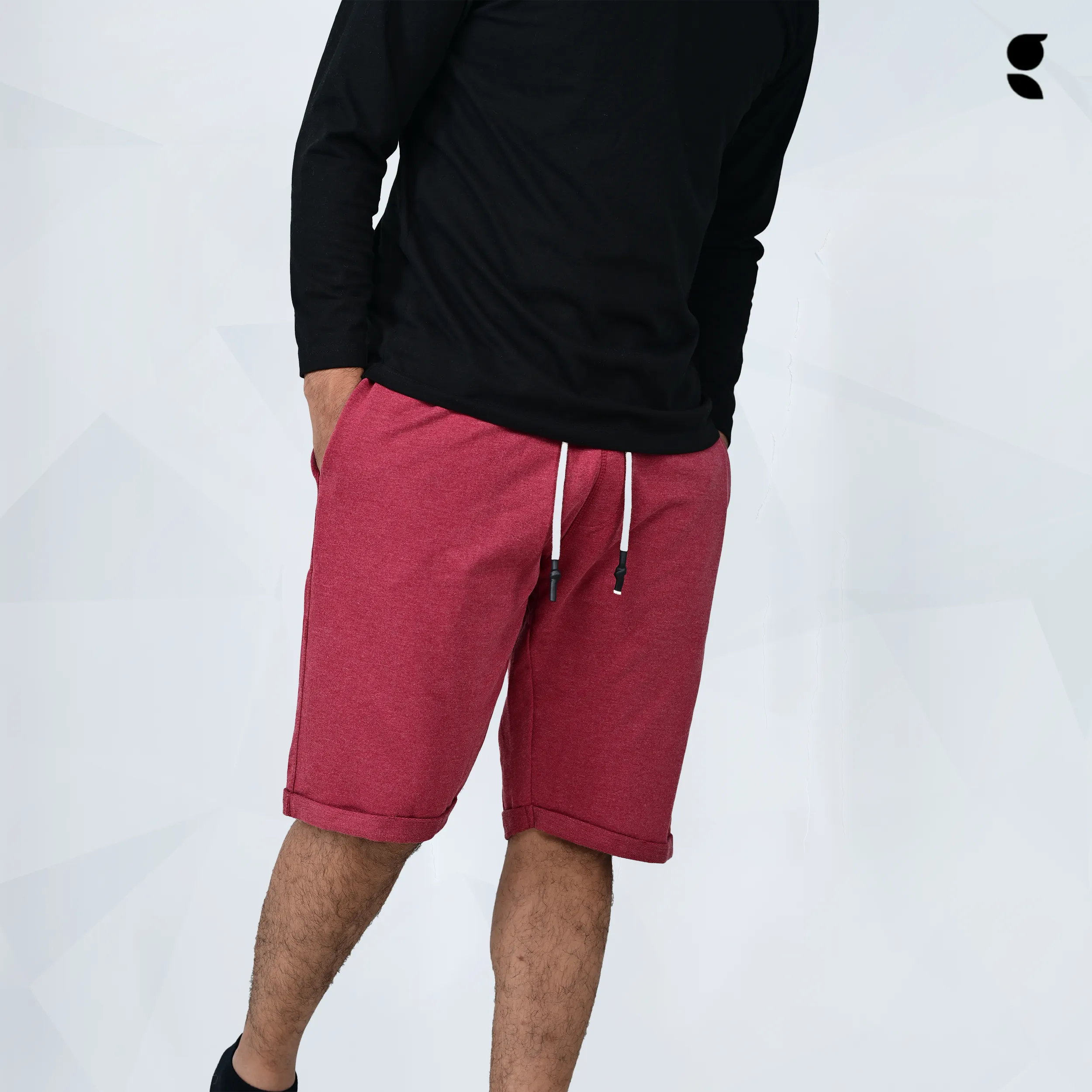 Sweatlock Shorts | Maroon