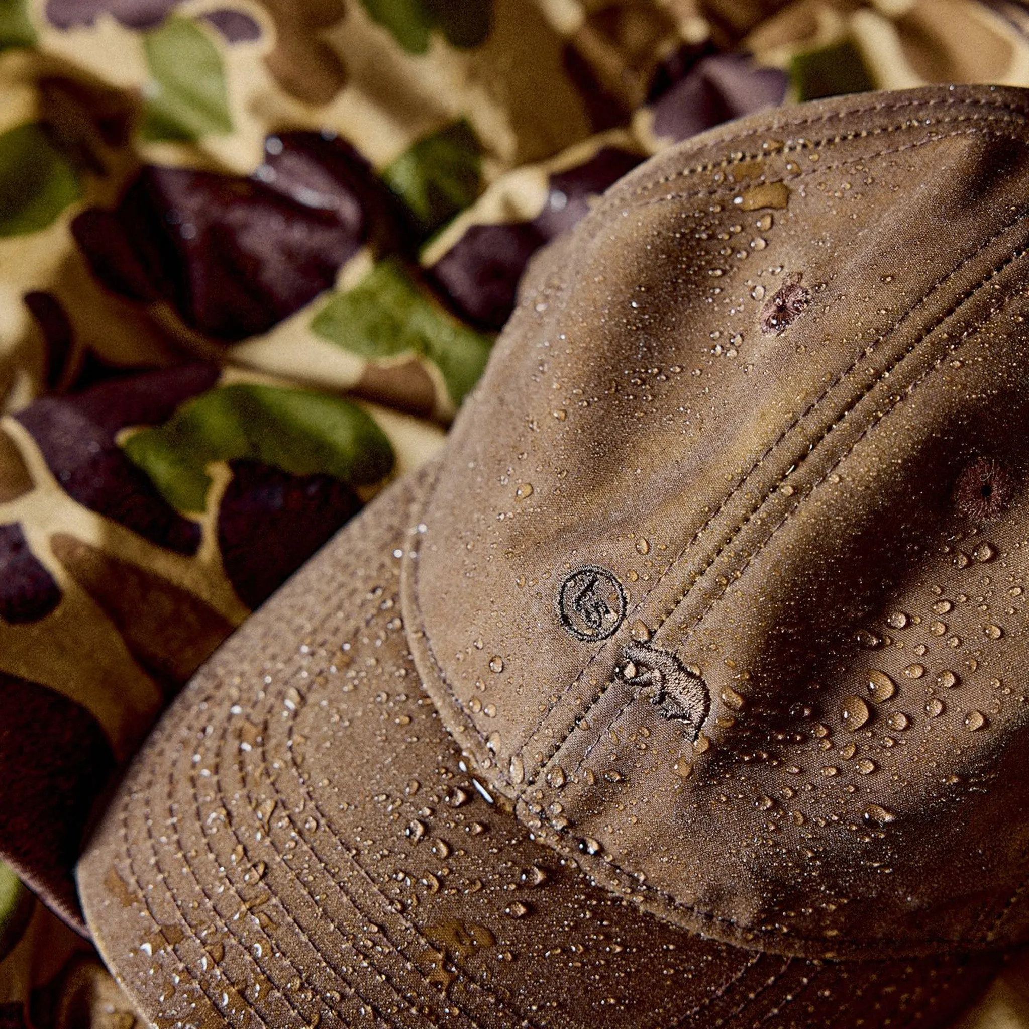 The Ball Cap in Dark Khaki Waxed Canvas