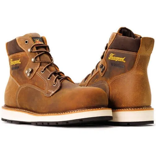 Thorogood Men's Iron River Series 6 CT Waterproof Work Boot -Brown- 804-4146