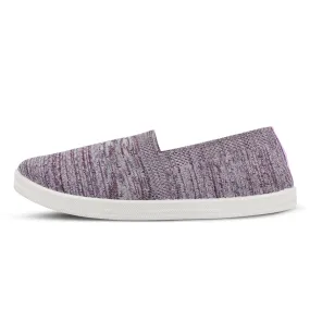 Walkaroo Go Womens Melange Belly Shoes - GY3409 Purple