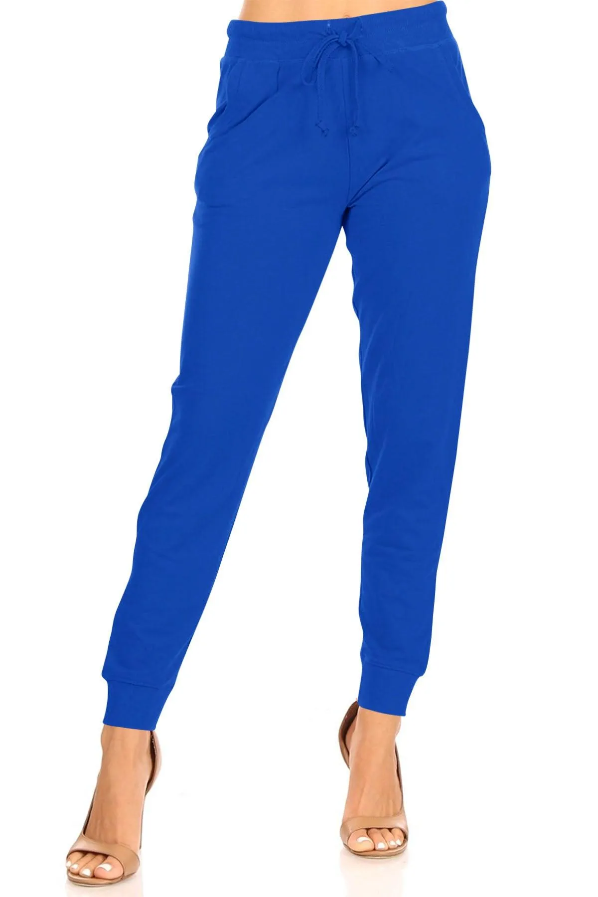 Women's Casual Drawstring Solid Jogger Pants